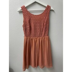 GB‎ Coral Women's Lace Dress Sleeveless Lined Party Casual Career